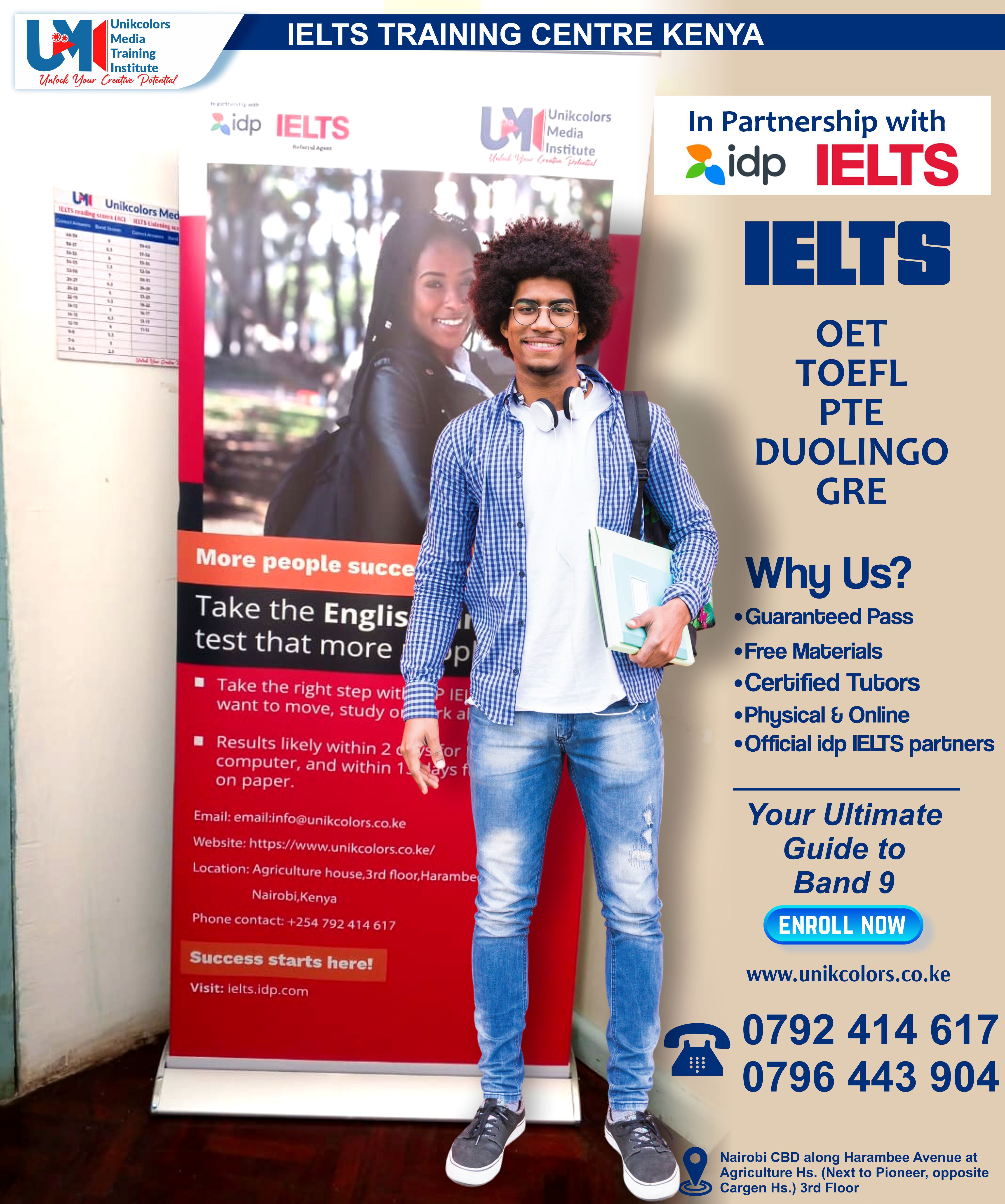 IELTS TRAINING CENTRE KENYA - IELTS PREPARATION | OET | TOEFL | PTE | GRE | DUOLINGO
